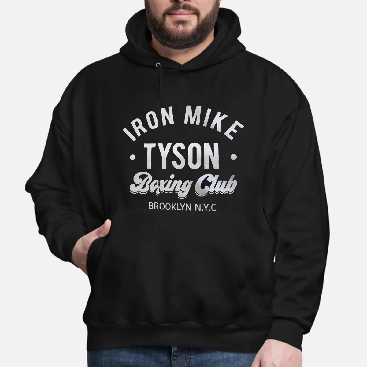 

Retro Brooklyn Iron Mike Tyson Boxing Club Pullover Hoodie 100% Cotton Comfortable Casual Mens Sweatshirts Fashion Streetwear