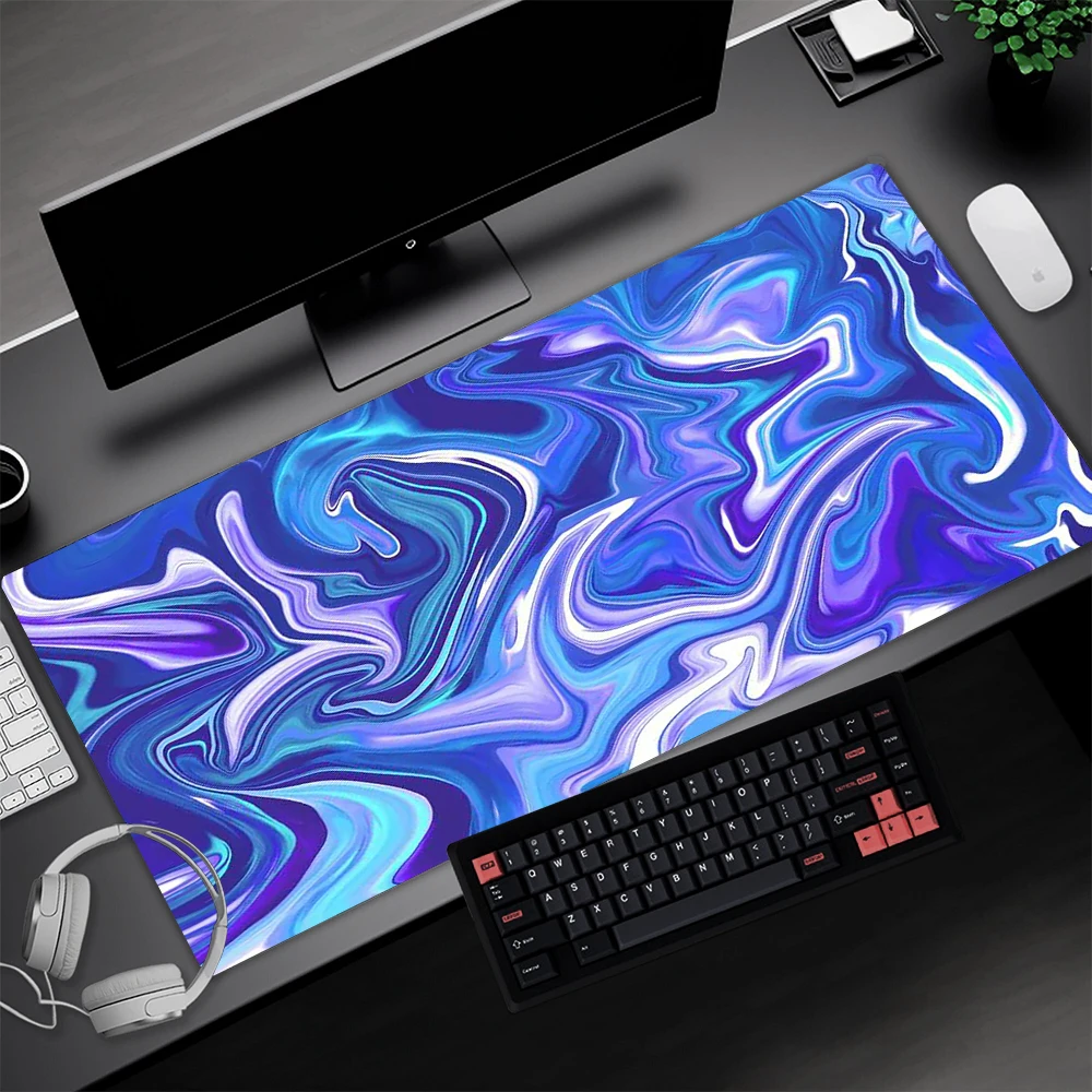 Blue Mousepad Strata Liquid Desk Mat 120x60cm Custom Mouse Pad Topographic Mosepad Dropshipping Niches Gamer 900x400 Large Rugs