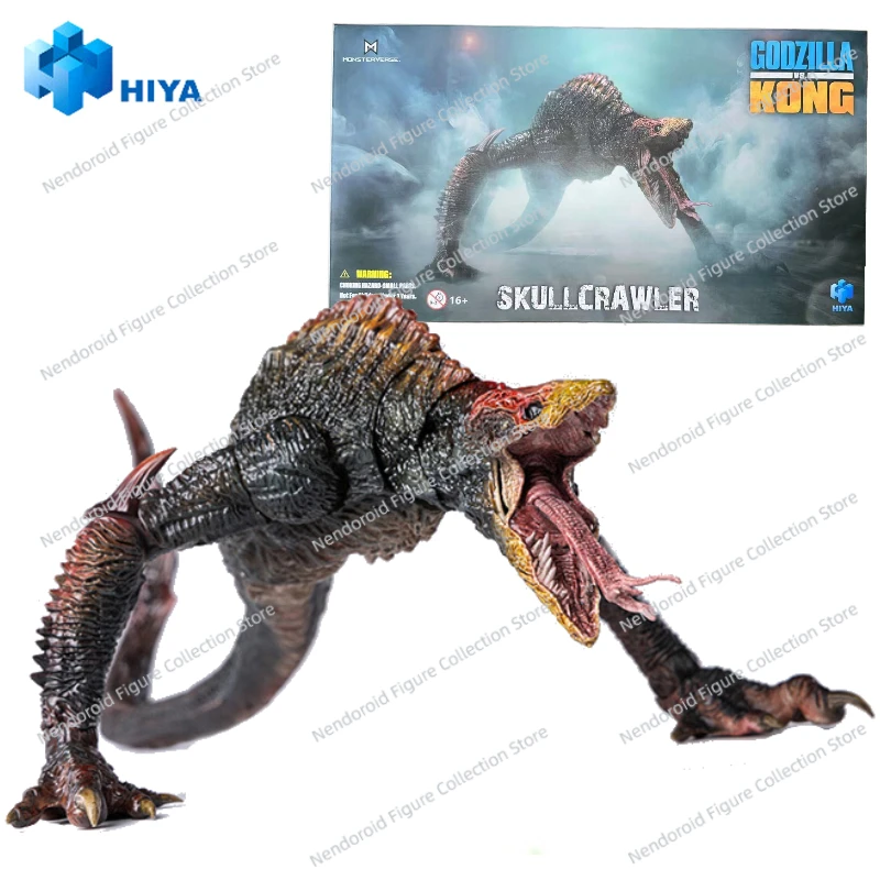 Original In Stock HIYA Exquisite Basic Godzilla Vs. Kong Skull Crawler Anime Action Figure Toy Gift Model Collection Hobby