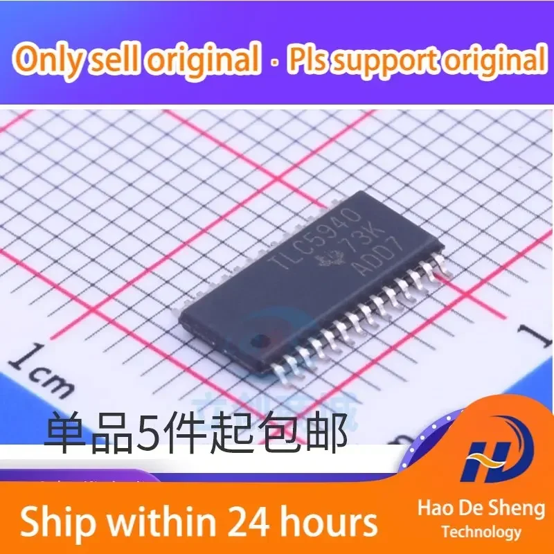 10 개/몫 TLC5940PWP TLC5940PWPR TLC5940 LED 드라이브 IC 새로운 원본 재고 있음