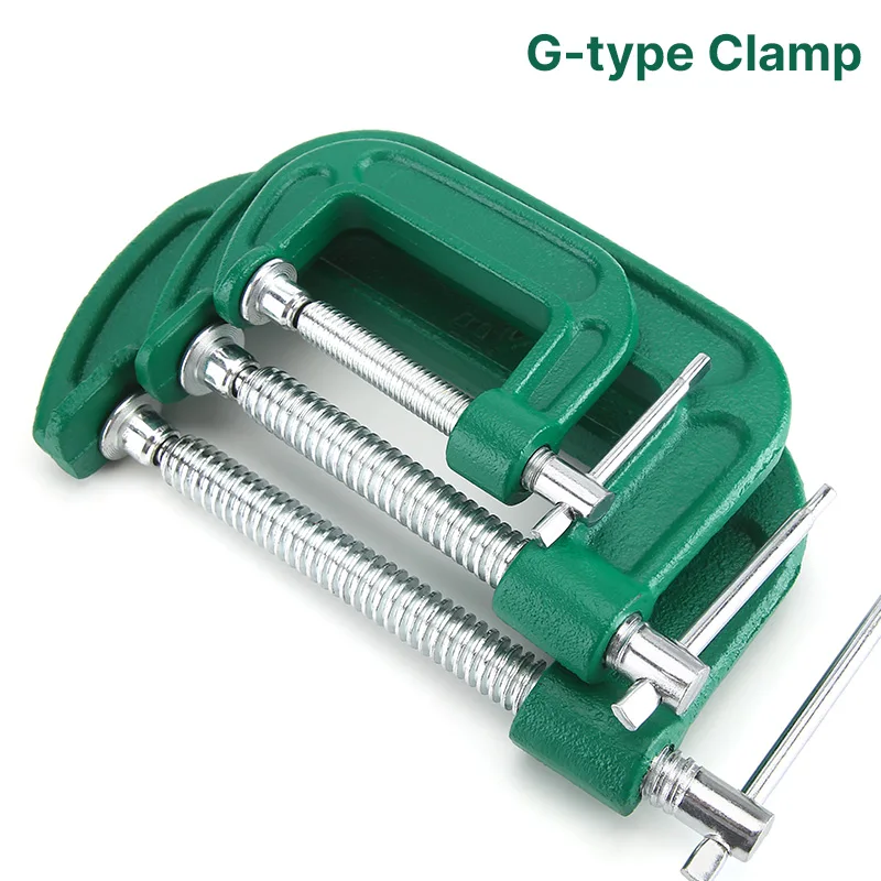 

LIDIAO 1/2/3/4inch G-type Clamp Woodworking Clamp Fixture Iron Clamp Strong Clamp Woodworking Tool Clamp Accessory Tool