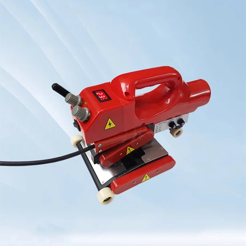 Digital Display Hot Wedge Welder Geomembrane Welder HDPE Sheet Plastic Pond Liner PVC Repairing Welding Machine