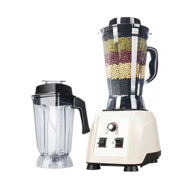 

Commercial freshly ground soybean milk machine, breakfast shop 4.5 liters double cup large capacity