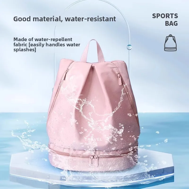 Separated Dry Wet Swim Backpack Large Capacity Sports Gym Bag for Men Women Swimsuit Gear Storage Outdoor Travel Daily Carry view 3
