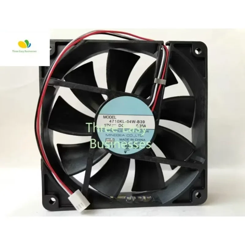 

Original 12025 4710KL-04W-B39 DC12V 0.36A 12CM Three-wire Cooling Fan