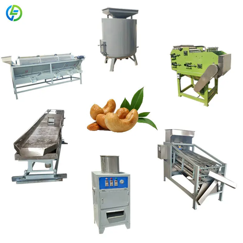 Factory Price Automatic Complete Cashew Nut Processing Line Cashew Nut Grading to Packaging Machine Customized