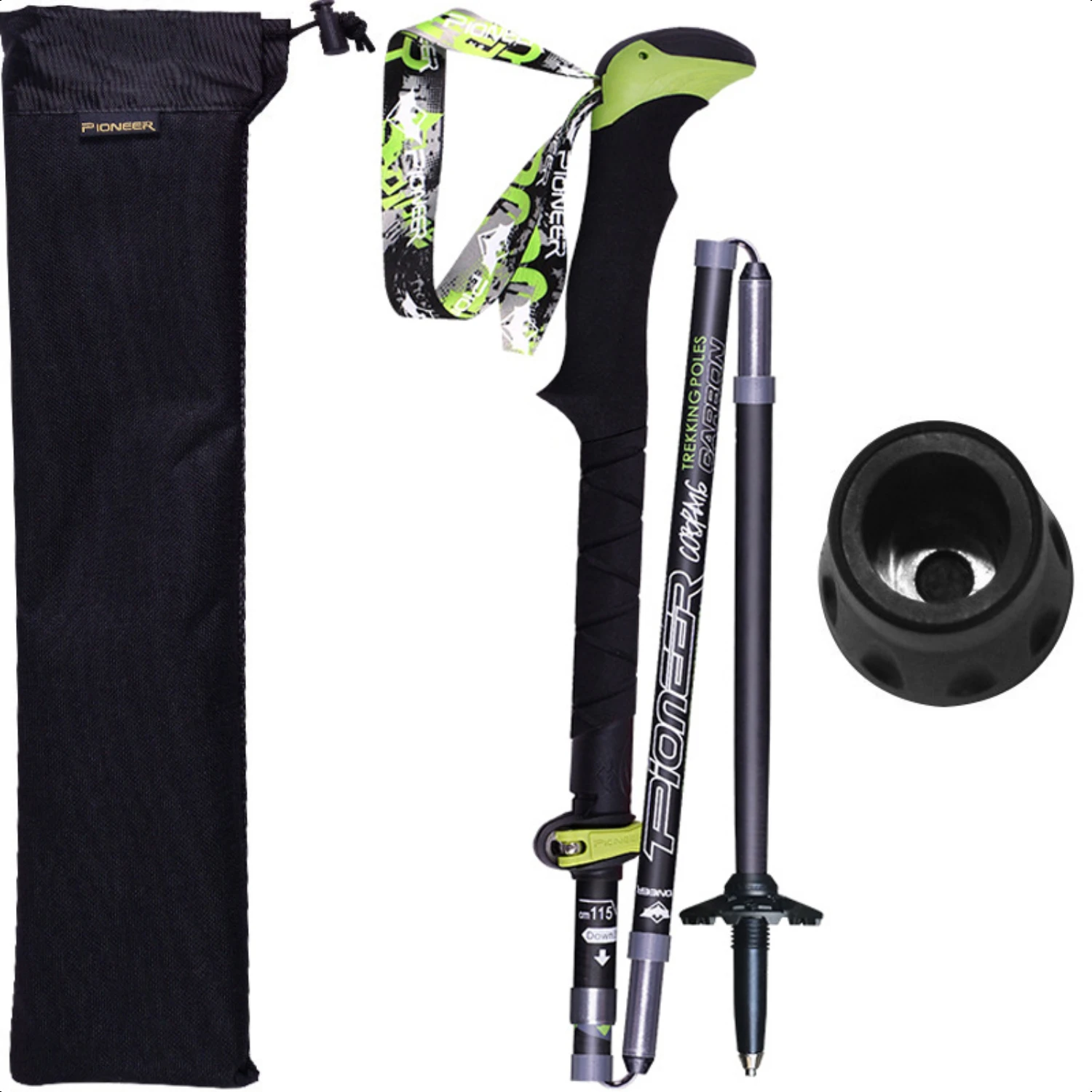 High-quality Premium Professional Folding Alpenstocks by Leki - Exceptional Carbon Fiber Trekking Poles for Superior Outdoor Hik