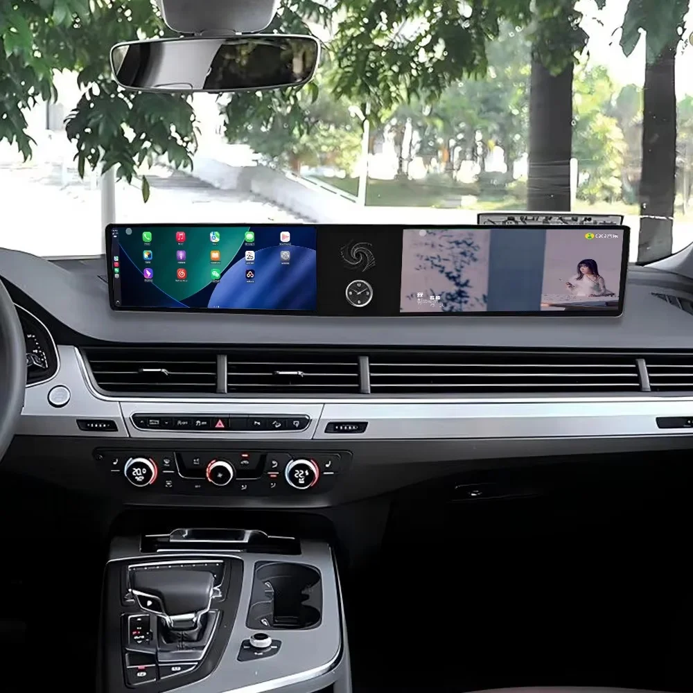 

Dual 12.3 Inch HD Screen Car Radio Multimedia Player For Audi Q7 2016-2020 Android 13 CarPlay GPS Navigation Stereo Head Unit