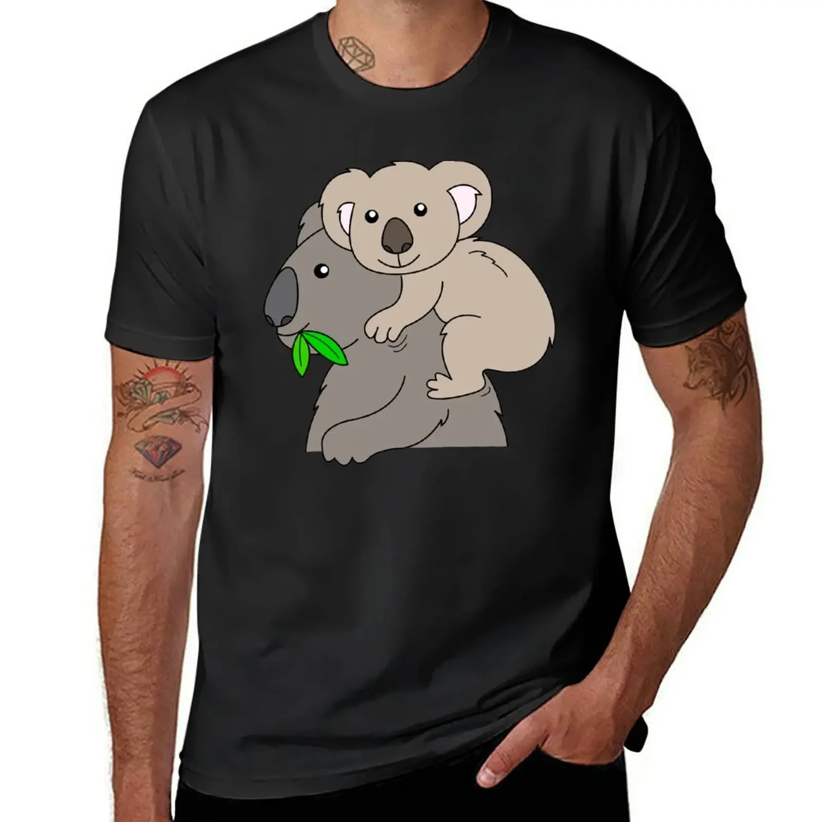 

Koala bear koala T-Shirt vintage clothes summer tops heavyweights mens clothing