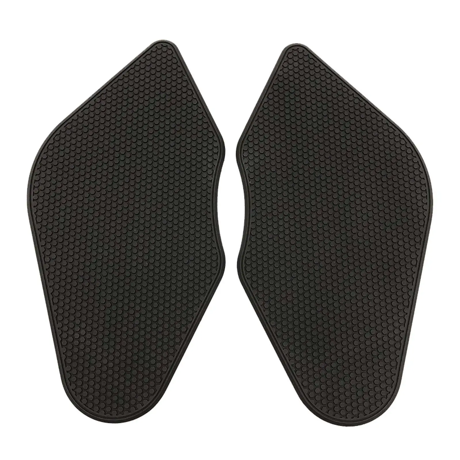 2Pcs Motorcycle Tank Pad Protection Wear Resistant Black Decoration Gas Tank image 2