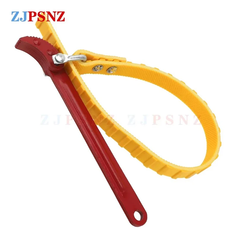 

Belt Wrench Oil Filter Puller Strap Spanner Chain Oil Filter Wrench 12inch Adjustable Opener Cartridge Disassembly Kit Tools