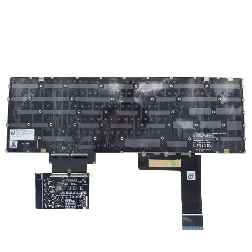 Imagem -02 - Teclado Retroiluminado Rgb para Lenovo Legion Tcheco Eua Reino Unido ti Tcheco Tcheco Tcheco Eua Português s7 16iah7 Y9000x R9000x Pt5sy Sn21f36029 2023