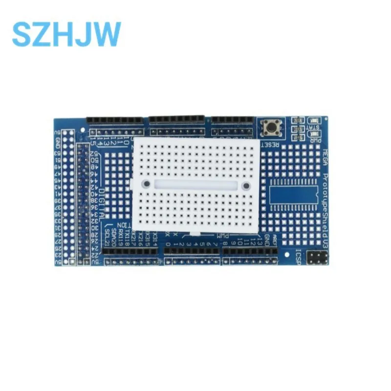 MEGA ProtoShield V3.0 Expansion Development Board + Mini PCB Breadboard 170 Tie Points for Arduino DIY