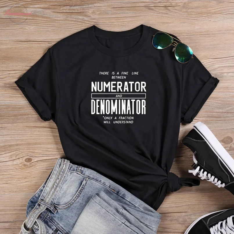 Math Teacher T-shirt School Math Lover Women Cotton Tops Street Style Fashion Unisex Hipster Graphic Clothing Female Casual Tee