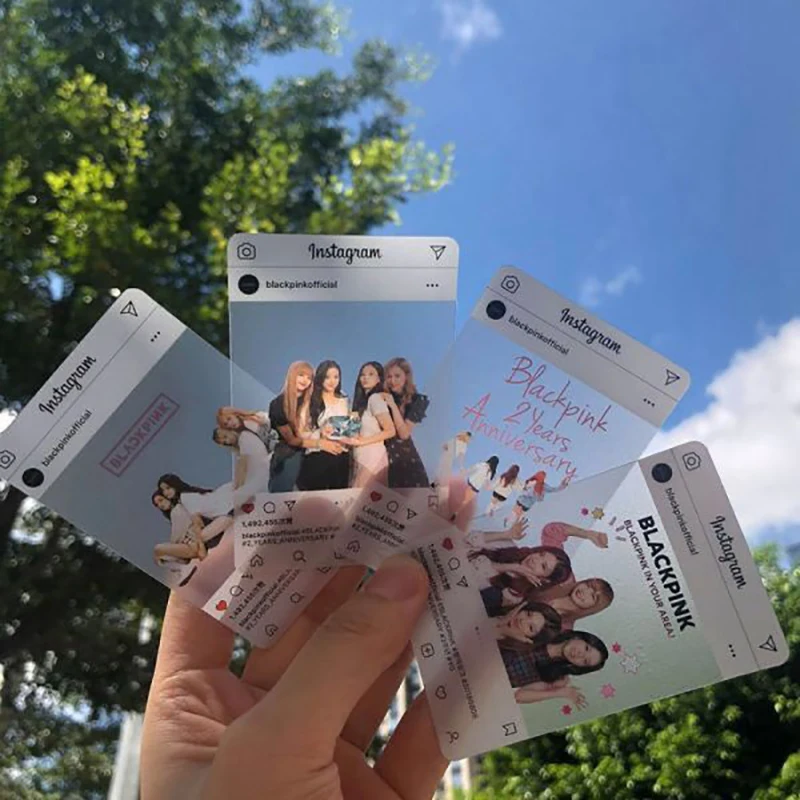 

200pcs Customized Printed Instagram Frosted Waterproof Unique Design Pvc Transparent Name Plastic Business Card Personalized