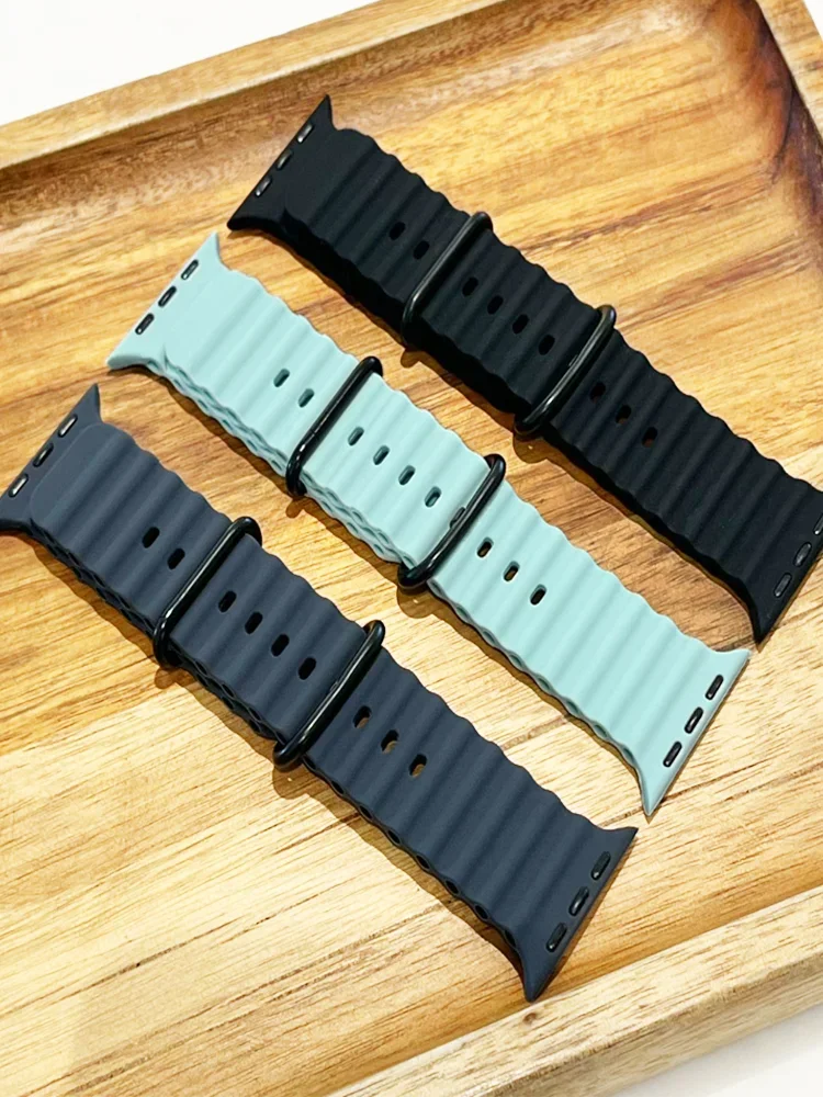 Ocean Straps for Apple Watch Band 44mm 40mm 45mm 49mm 41mm 42mm 38mm 46mm bracelet correa iWatch series 7 6 3 se 8 Ultra 2 9 10