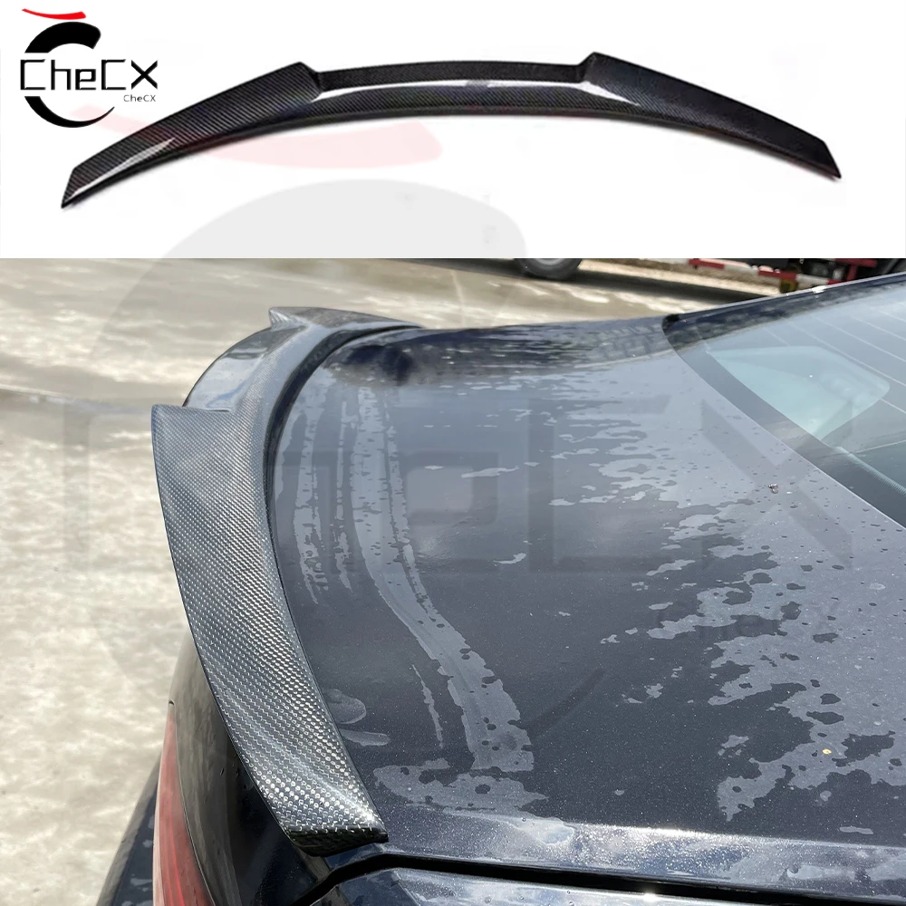 Suitable for 2019-2024 Volkswagen Passat B8 Carbon Fiber Rear Spoiler M4 Style Trunk Lid Spoiler Tail Wing