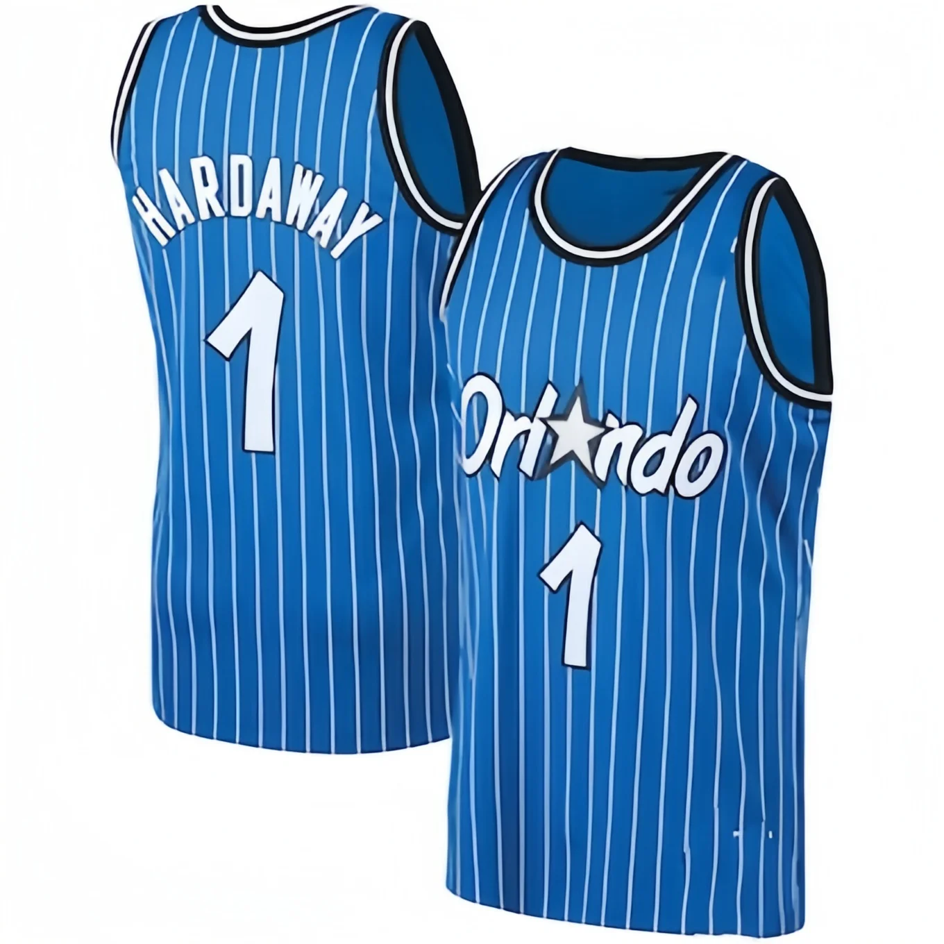 Summer new black Orlando hardwood classic swingman jersey sports outdoor comfortable sleeveless vest jersey