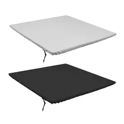 90Cmx90cm Stretchable Table Tablecloth Washable Polyester Square Fitted Table Cover for Picnic Outdoor Dinner Hol Decor