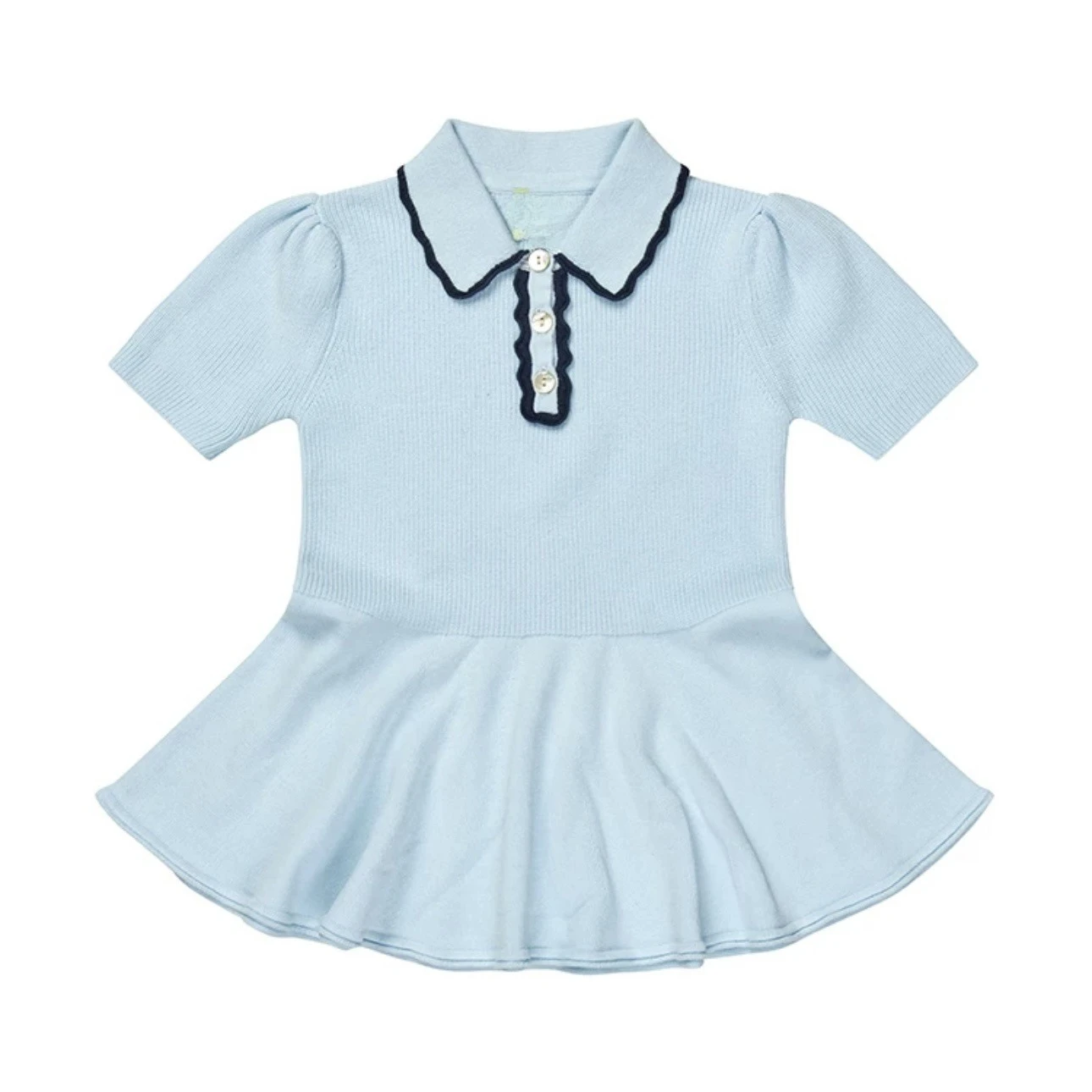 25 جديد الصيف الاطفال محبوك تي شيرت والسراويل القطن لطيف طفلة الزي مجموعة الأطفال منقوشة القمم تيز الأولاد الملابس Fb العلامة التجارية #4