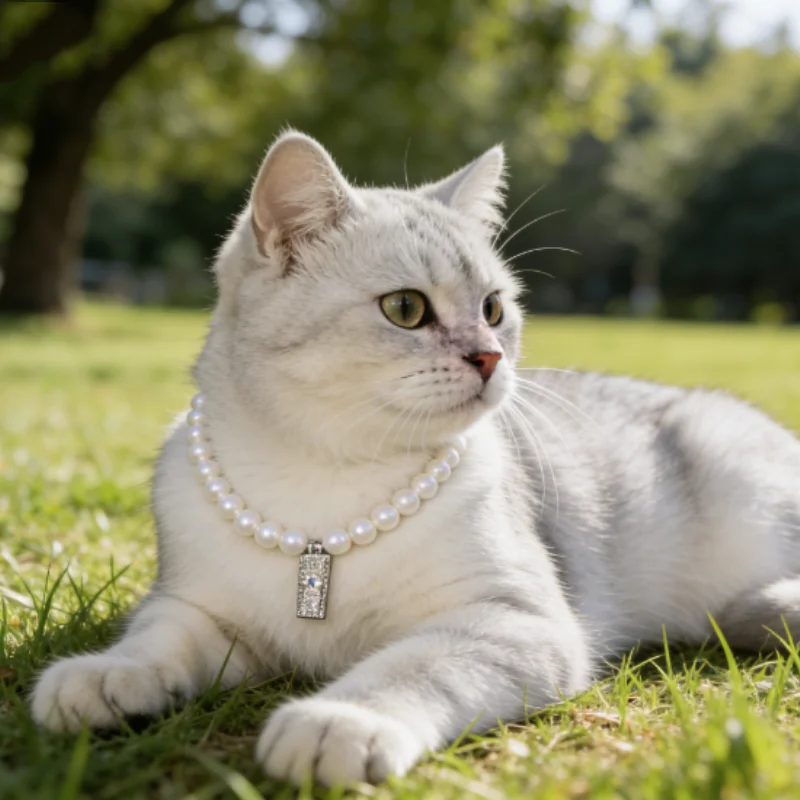 Anti-Lost Pet ID Tag Silver/Golden Dog Cat Name Address Label Tube Collar for Cats Dogs - Pet Identification Tube Collar