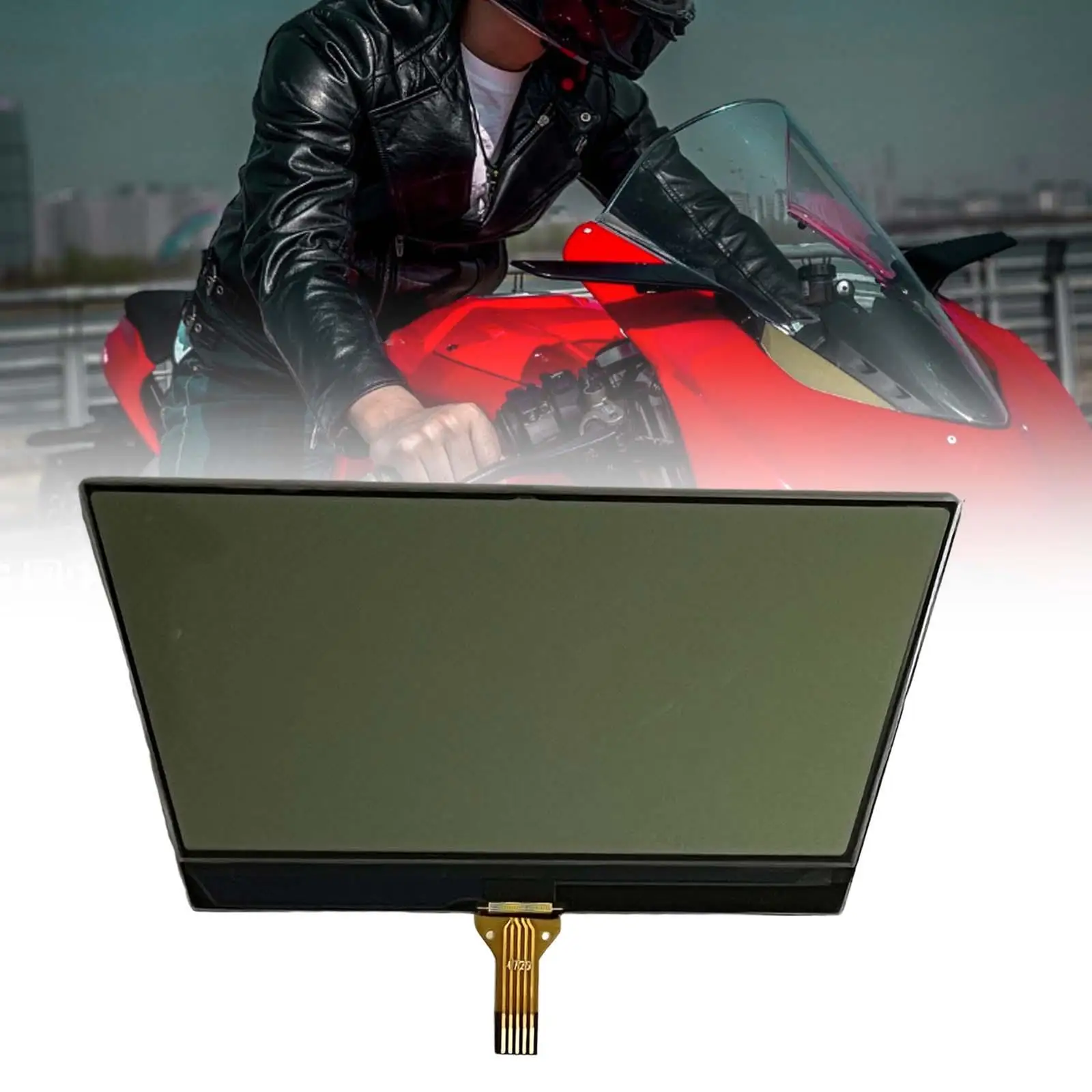 LCD Display Screen Speedometer LCD Screen Assembly Motorbike Replaces Instrument Cluster Module for Monster 696 1100 796