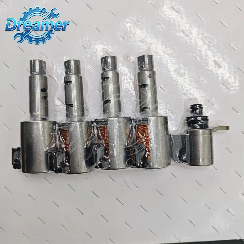 Original JF015E RE0F11A High Quality CVT Transmission Solenoid Valve Kits 5Pcs/Set For Nissan Tiida Sylphy Sentra Sunny