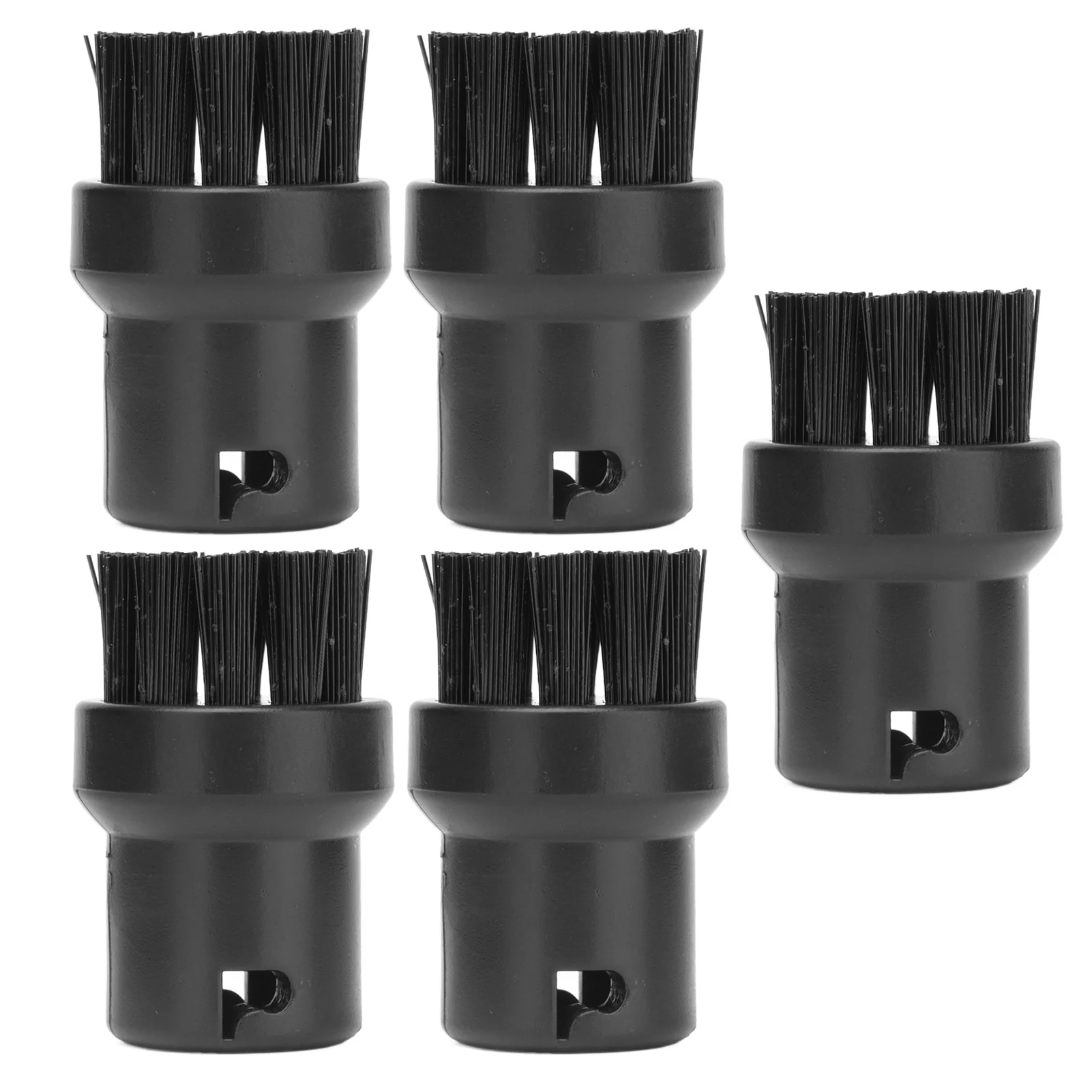 5PCS Steam Engine Brush Black Steamer Cleaning Brush Replacement Brush for Karcher SC1 SC2 SC3 SC4 SC5