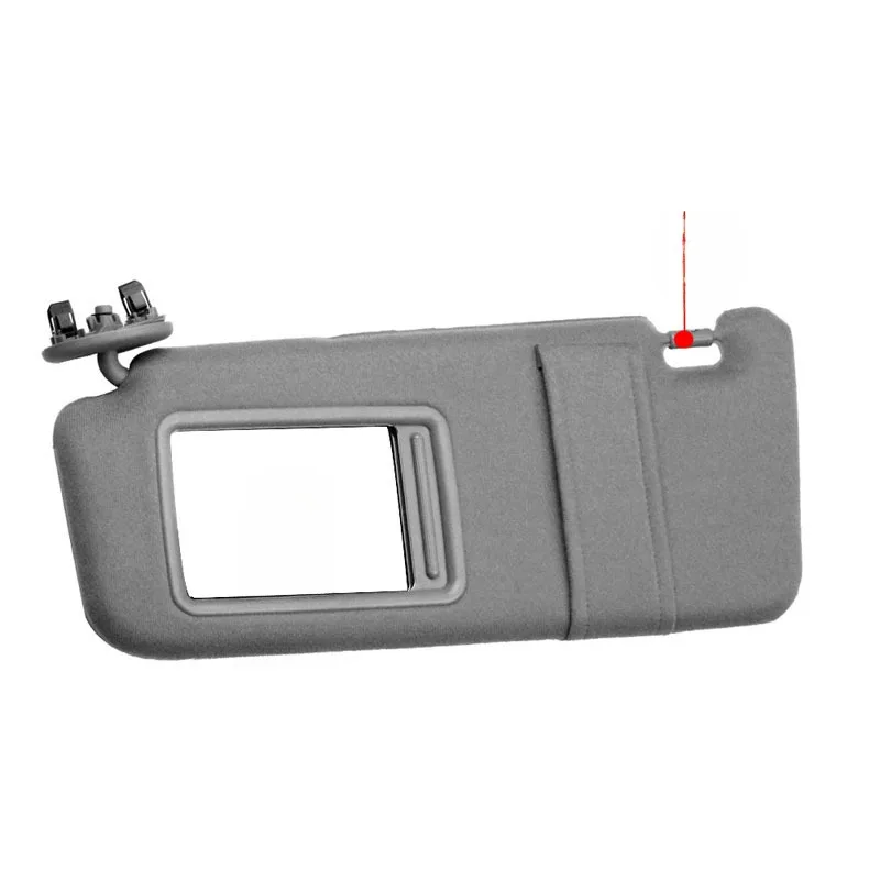 For Toyota Camry 2006 2007 2008 2009 2010 2011 Brand New Gray Sun Visor Make Up Mirror Without Light