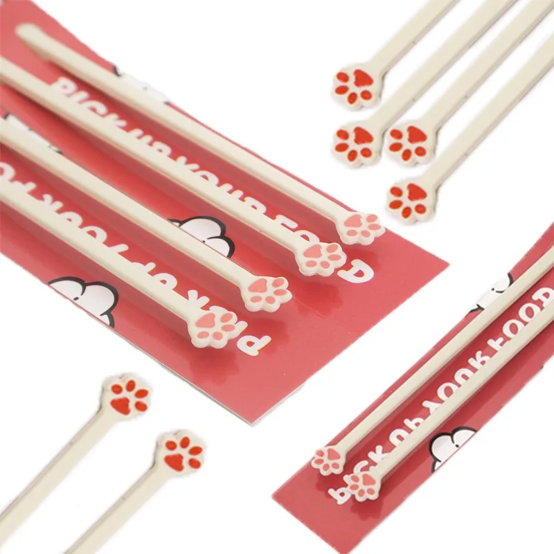 Cat Paw Chopsticks for Kids Beginners, Baby Eating Helper Training Chopsticks with Non-Slip Tips, Home Kitchen Sushi Chopstick