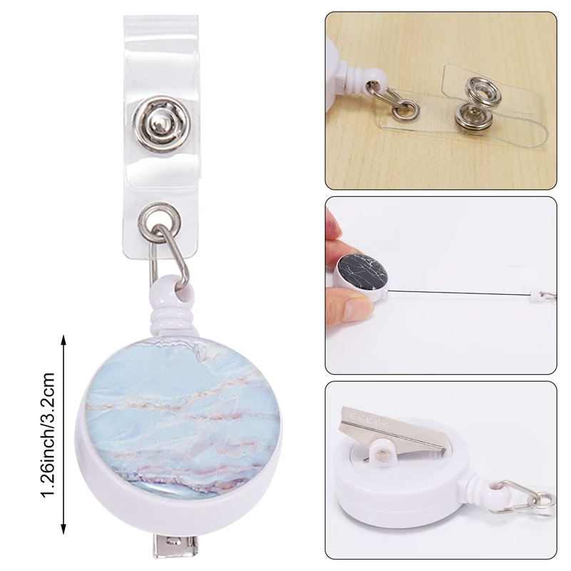 10 шт., выдвижной держатель для значков