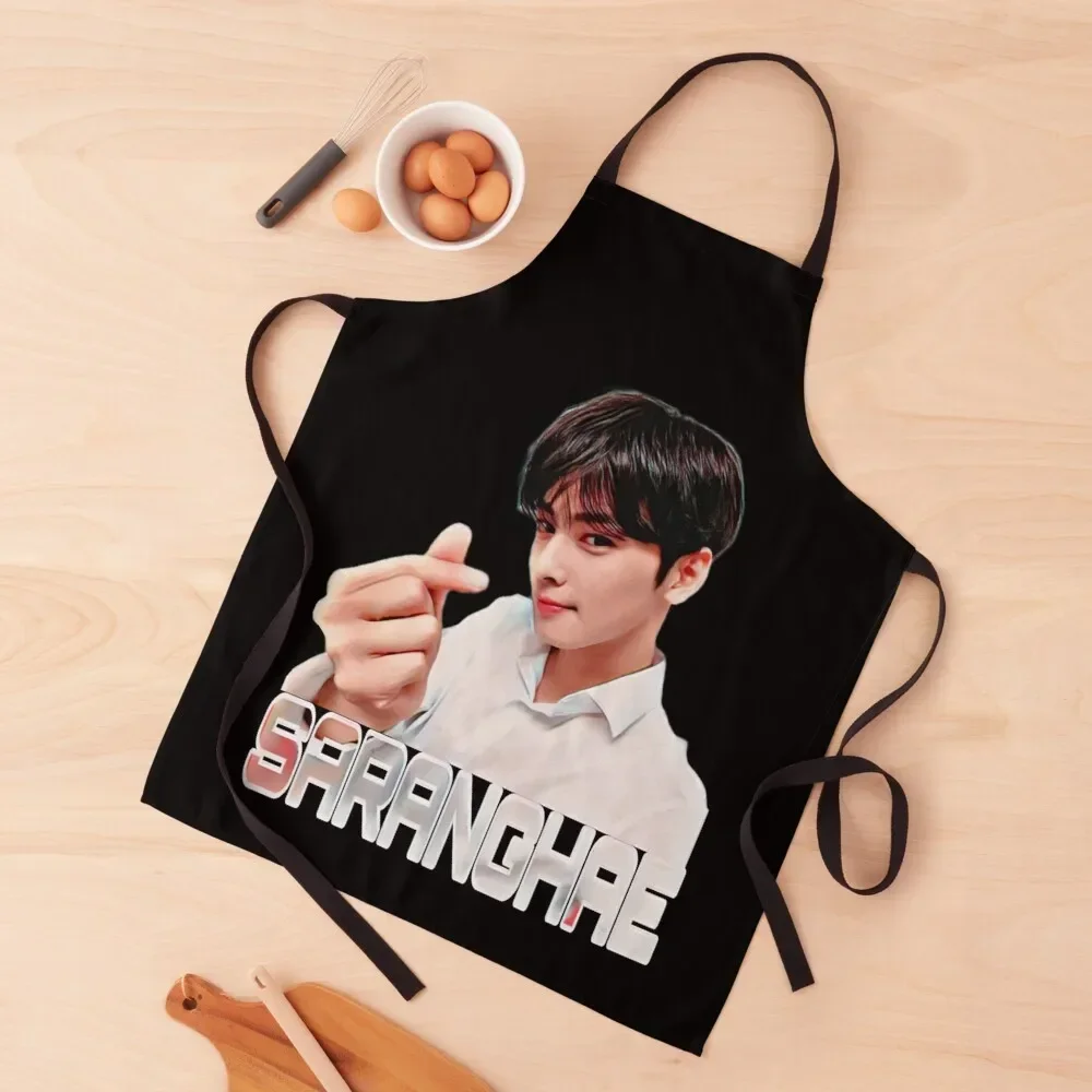 

cha eun woo. Kdrama design, cha eun woo, saranghae Apron christmas kitchen Kitchen Items men's barbecue Apron