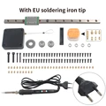 Heat Set Insert Press Tool Stealth Press Zero Kit Lötkolben Spitze Gewin einsatz Mutter Embedd Kit M2-M8 für 3D-Druckerteile  7