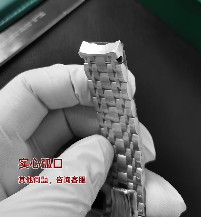 FUYIJIA 남성 맞춤형 T-iss-ot T059 오리지널 시계 밴드, 20mm 곡선 인터페이스, 316L 스테인리스 스틸 스트랩, 나비 버클 팔찌