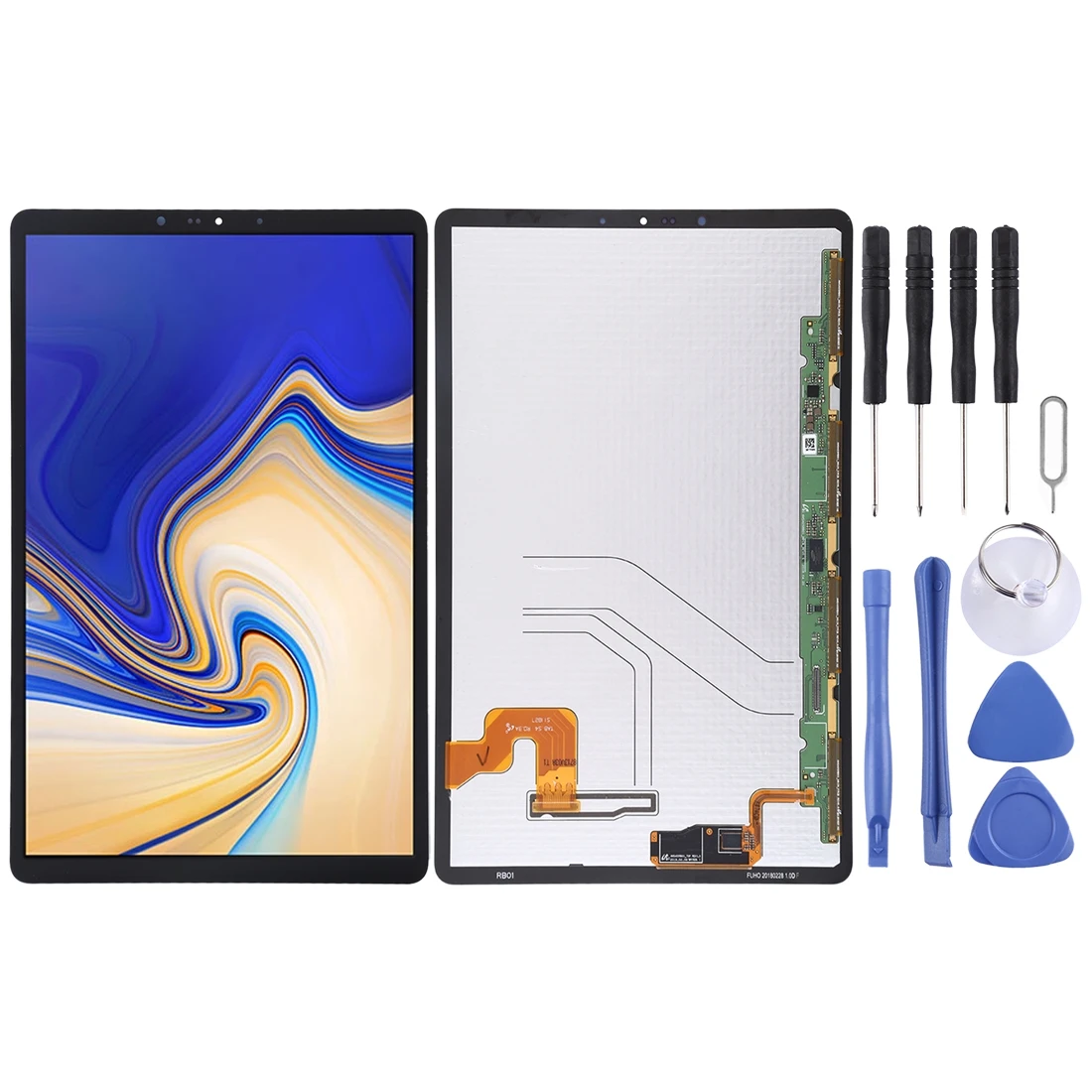 Super AMOLED LCD Screen for Galaxy Tab S4 10.5 SM-T835LTE Version With Digitizer Full Assembly (Black)