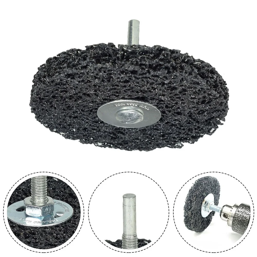 Imagem -05 - Poly Strip Disc Roda Abrasiva Paint Rust Remover Clean Grinding Wheels mm Shank para Moedor Elétrico 50 mm 1pc