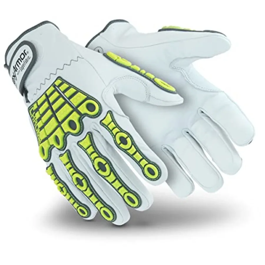 Cut-Resistant Leather Work Gloves  X