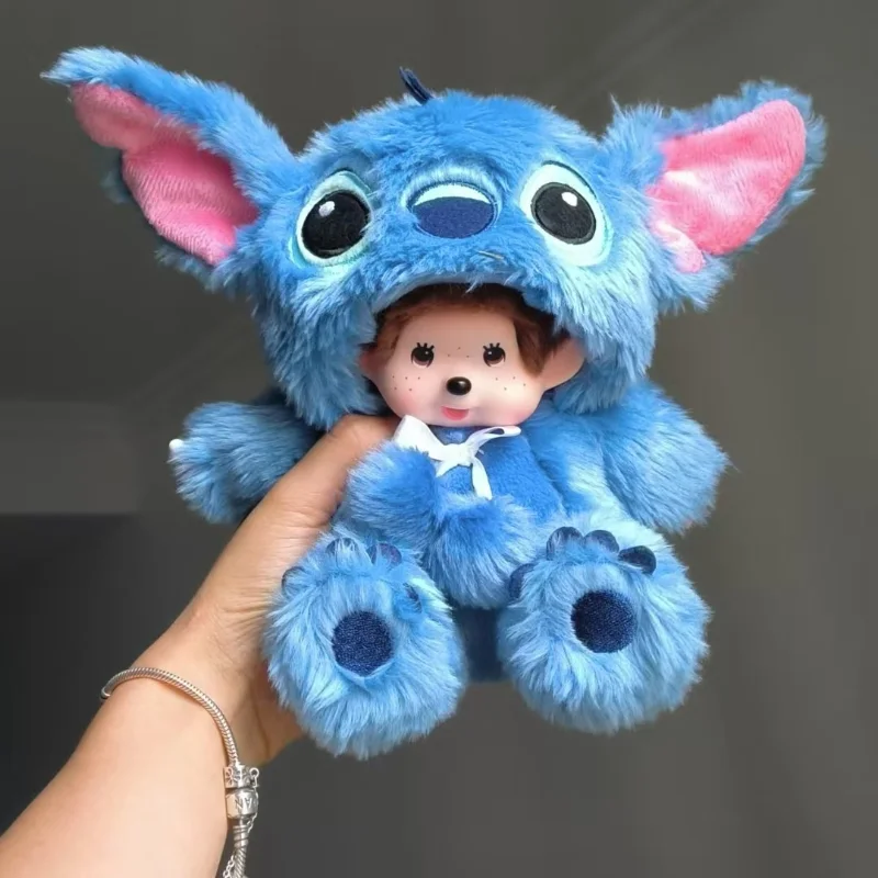 

Новый 20 см Kawaii Stitch плюшевый Mengqiqiqi детский удобный подарок на день рождения Рождественский подарок свадебные принадлежности кукла