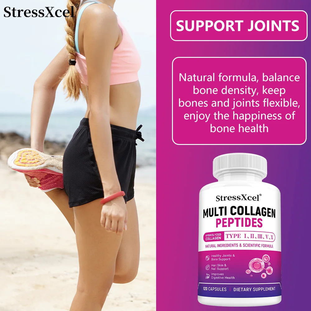 ببتيدات الكولاجين المتعددة 9200 ملغ-مع إنزيمات الجهاز الهضمي للشعر والبشرة والأظافر وصحة المفاصل، وتنظيم بيئة الأمعاء #2