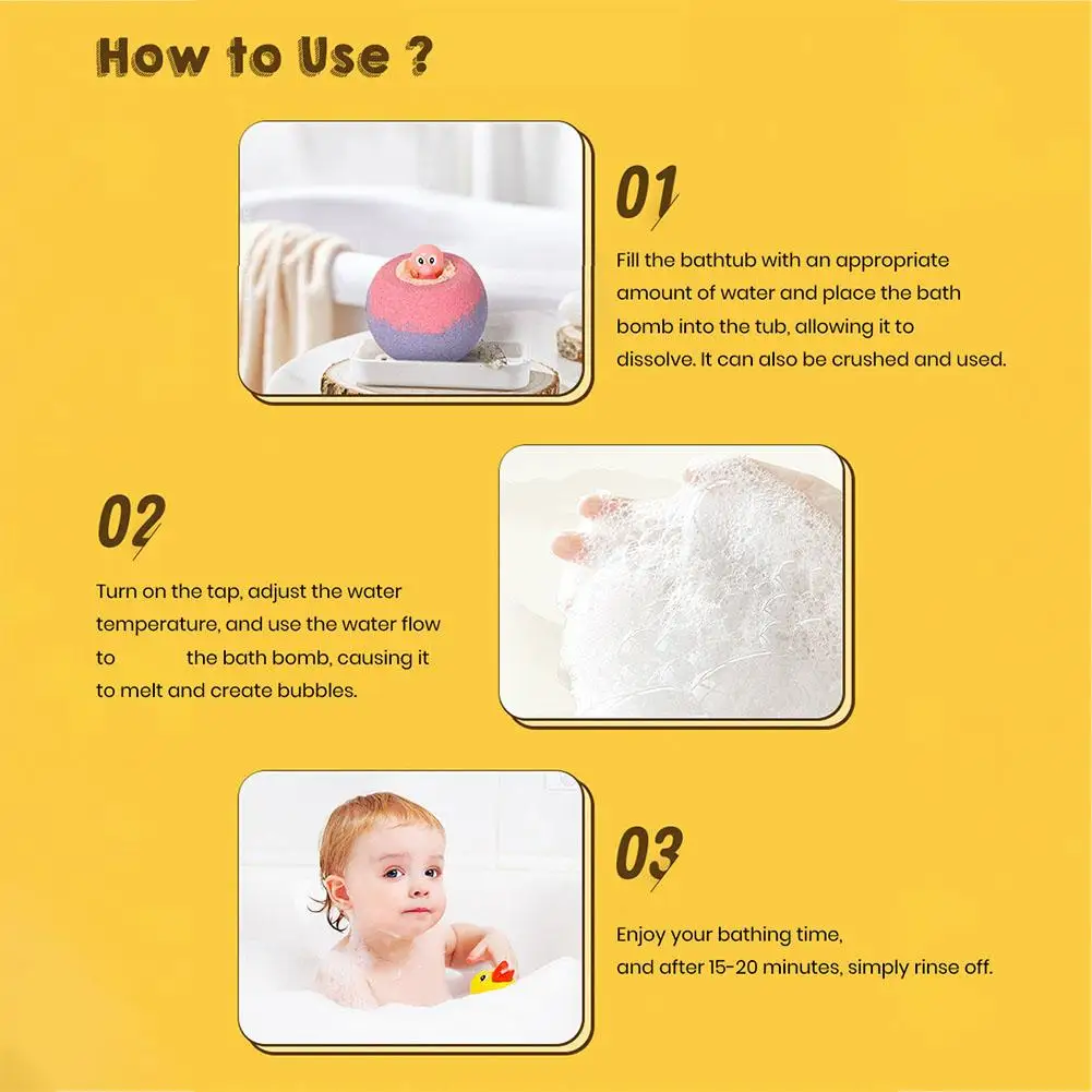 Newly Upgraded 1pcs Surprise Bath Balls Bath Toys Bath Ball Foam Bath Children Bath Ball Mini With Surprise Toy Inside - view 4