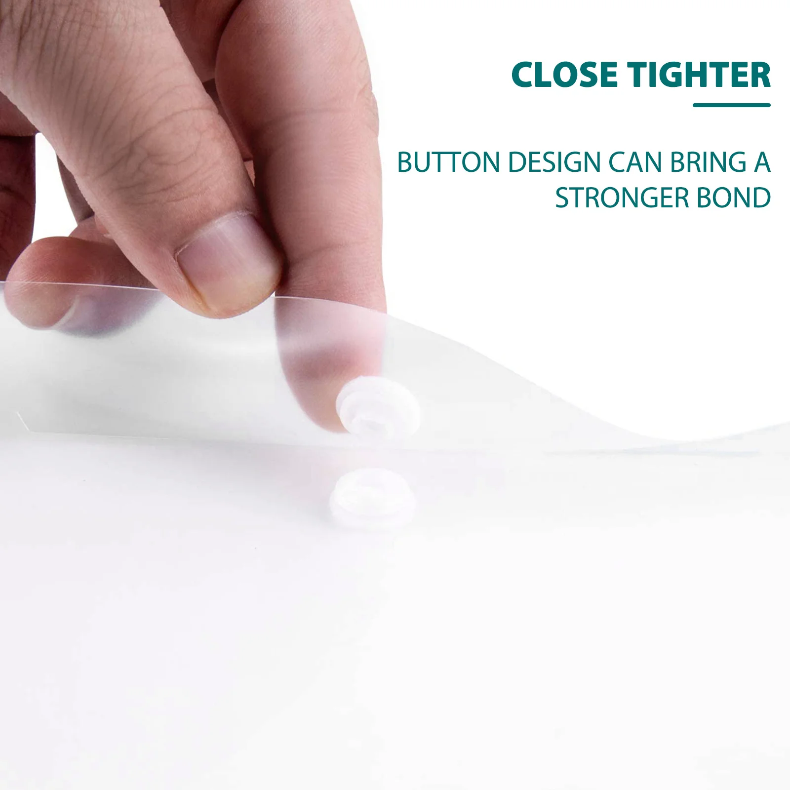 

20pcs A5 File Organizer Transparent Document Storage Bag Lightweight Snap Button Closure For Office School Home Use A5 File