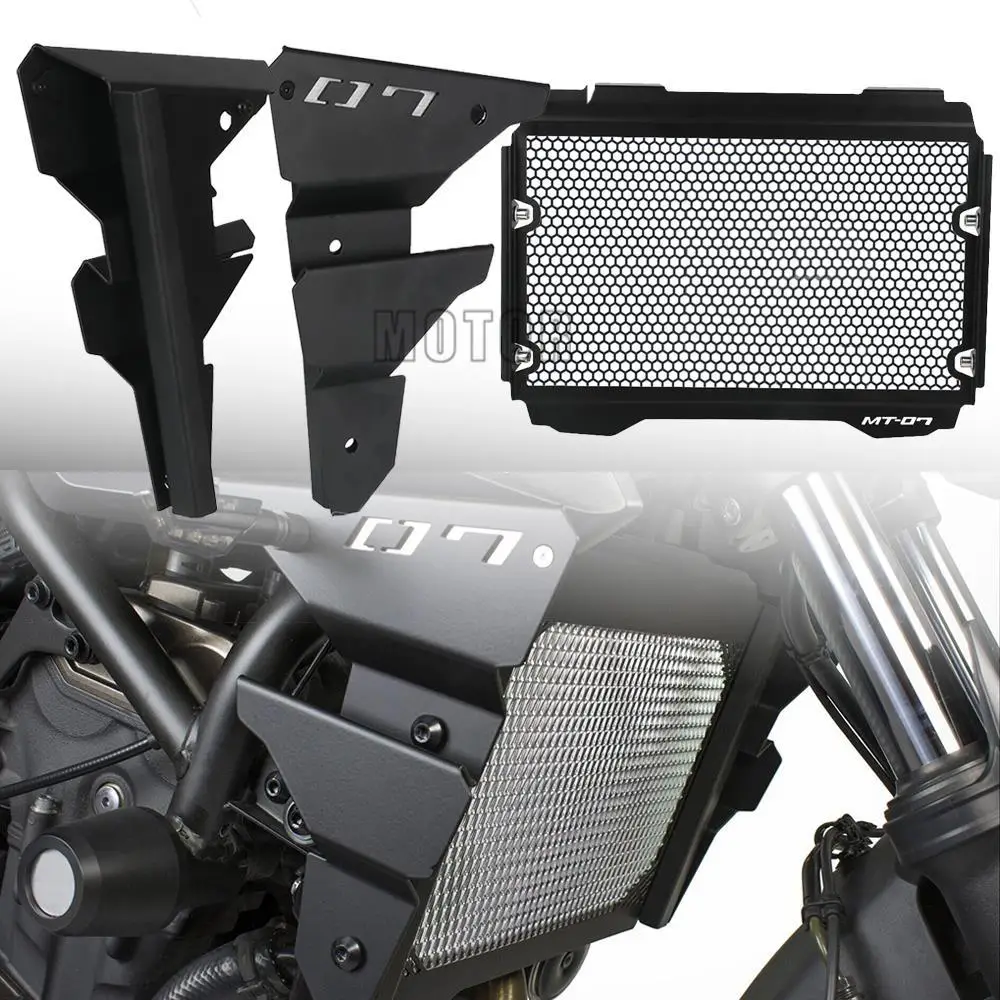 

Radiator Side Panels SET For Yamaha MT-07 FZ-07 MT07 MT FZ 07 2021 2022 MT07 Motorcycle Radiator Grille Guard Cover Fuel Tank