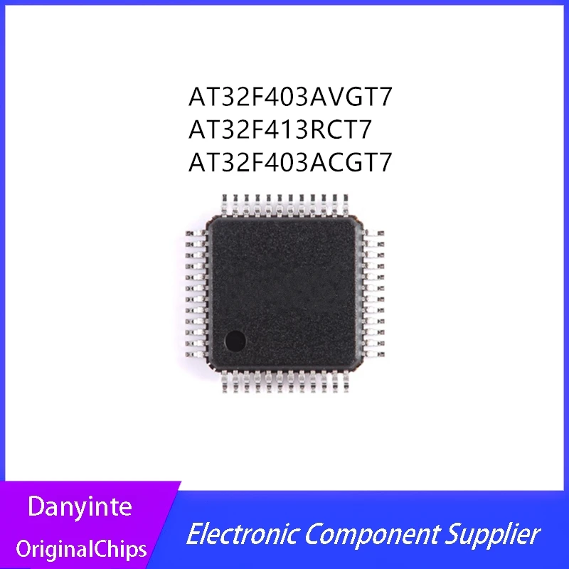 5Pcs/Lot  AT32F403AVGT7 AT32F413RCT7 AT32F403ACGT7 LQFP48