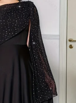 Large Elegant Solid Color Dress - Image 5