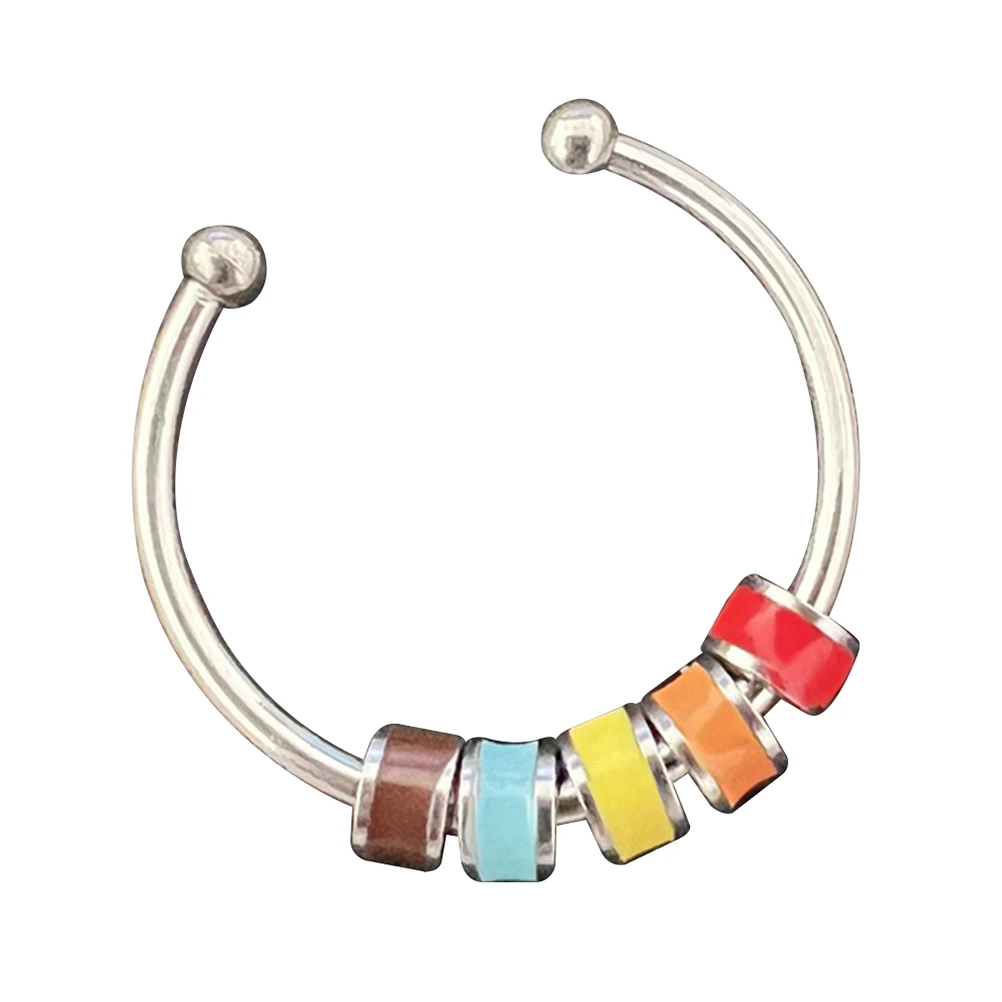 

Anxiety Relief Fidget Ring Minimalist Design Smooth Surface for Boredom and Stress Relief Matching Fashion Jewelry for All