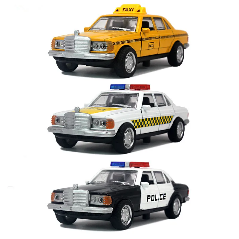 

Hot Sale 1:36 Alloy Pull Back Retro Classic Car Model,Simulation Taxi Rescue Car Toys,Double Door Kids Toys,Free Shipping