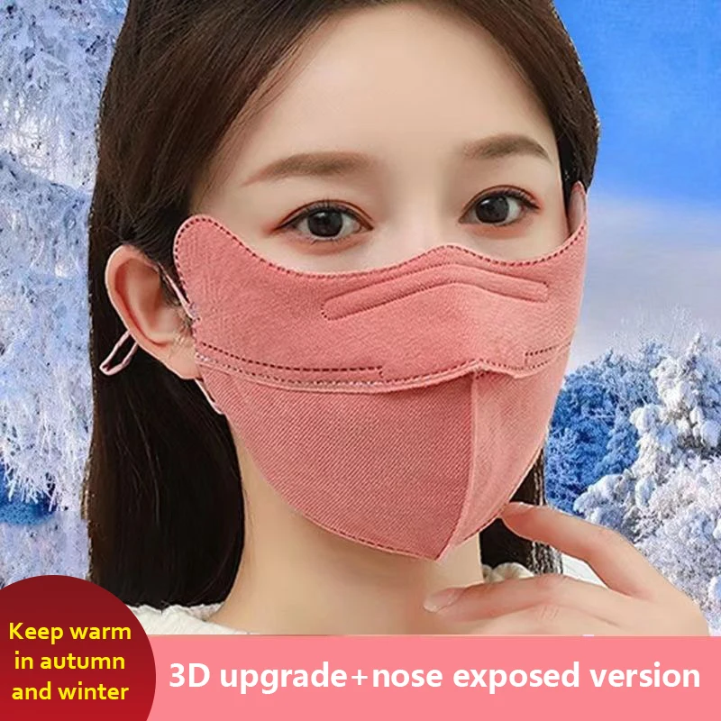 Masker Wajah mulut katun dapat dicuci, masker katun Anti-UV anti-debu modis dapat digunakan kembali