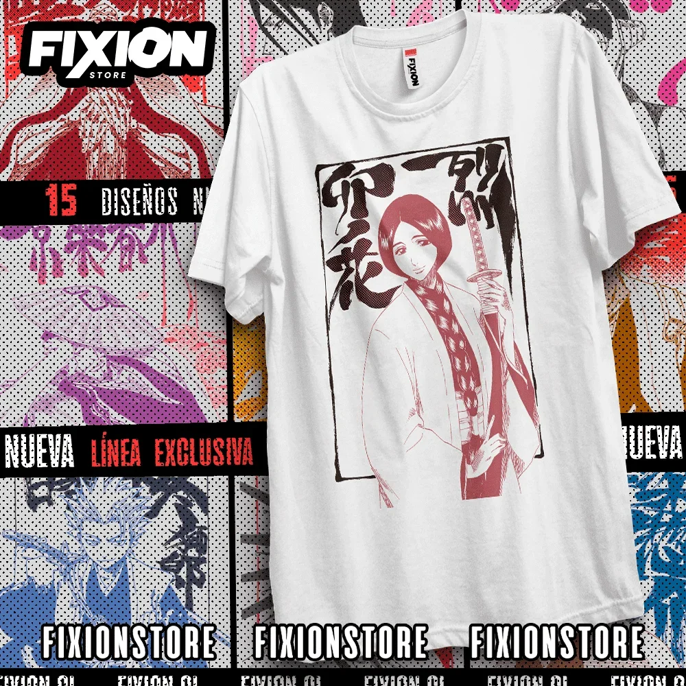 Manga T-shirt Bleach Colección Capitanes – Escuadron #4 Anime Tee