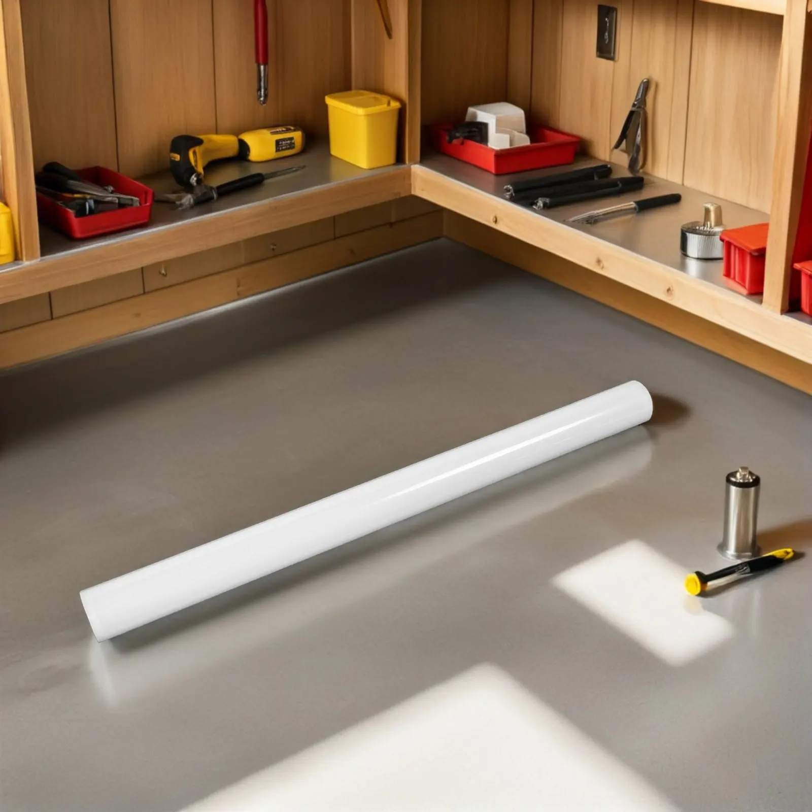 

Explosion Proof Ceiling Lamp Shade Frosted Acrylic Tube Cover Anti Glare Diffuser for Pendant Light Industrial Warehouse