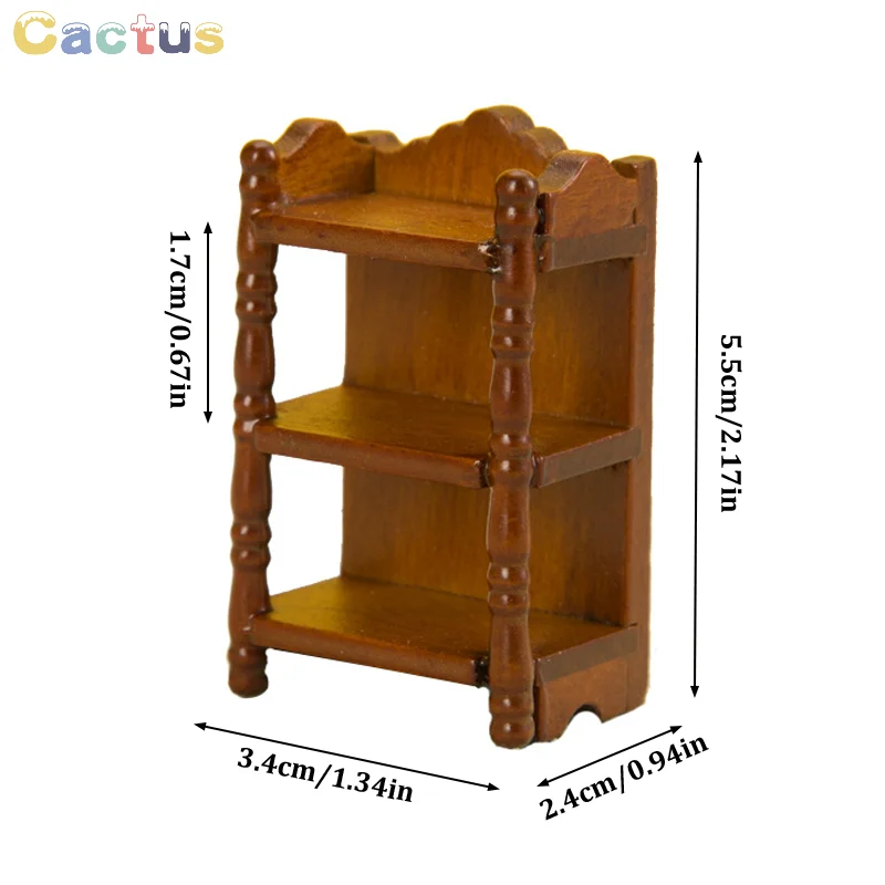 دمية مصغرة الخشب السرير الوقوف ، تخزين الرف ، منضدة ، الأثاث ، غرفة نوم ، نموذج ديكور ، لعبة ، بيت الدمية الملحقات ، 1:12